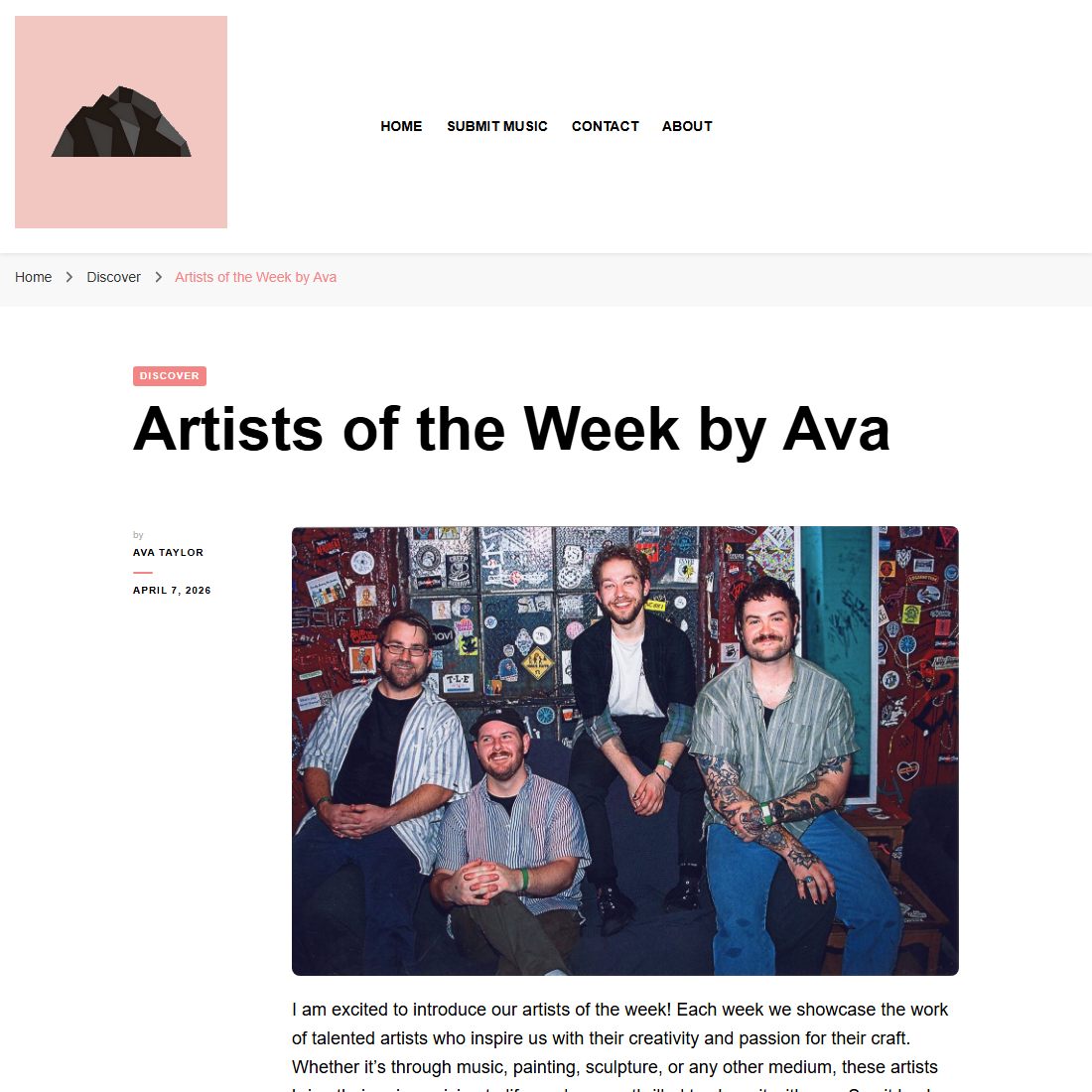 Cold Stone Music — Artists of the Week